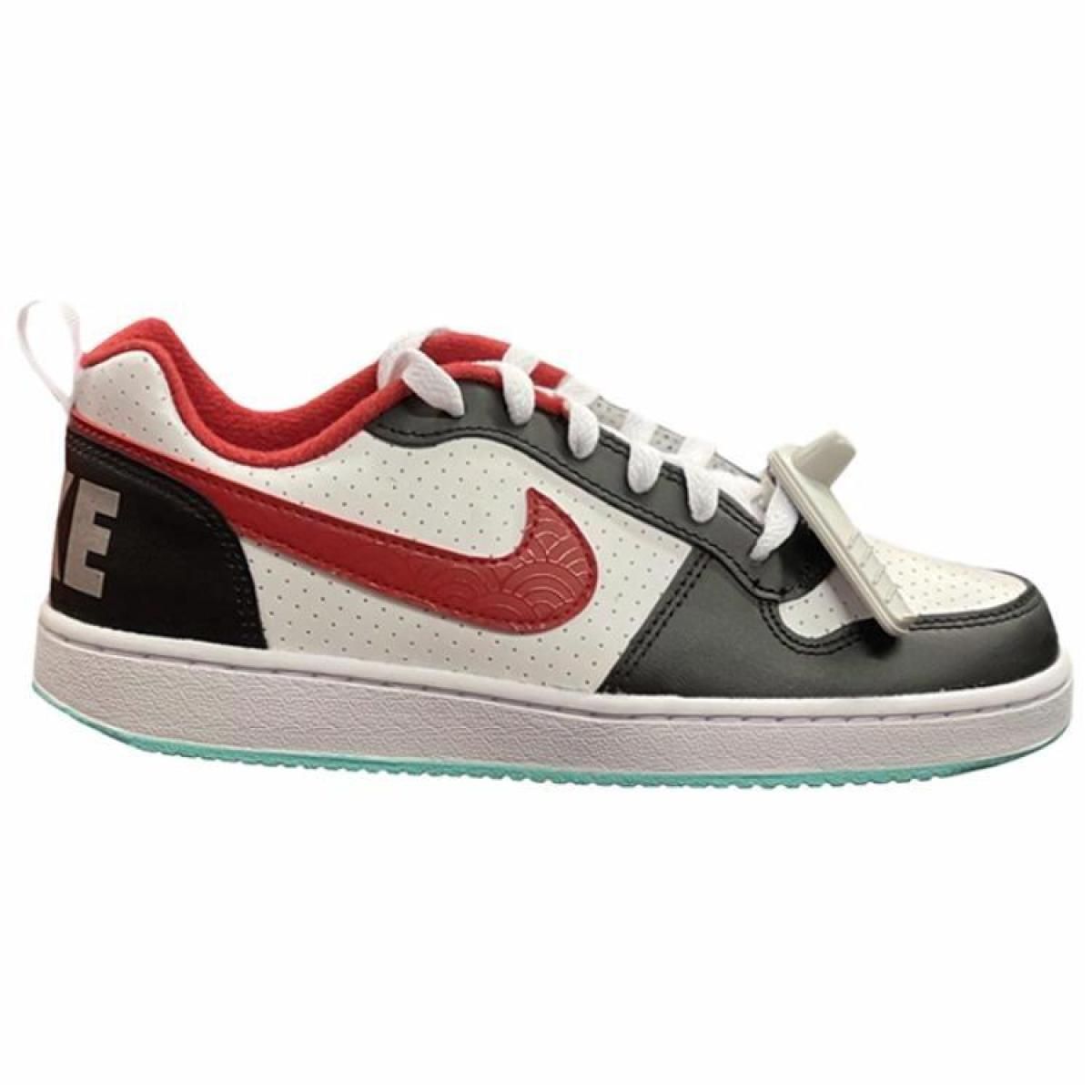 Женские кроссовки Nike Court Borough Series Low White/Red/Black