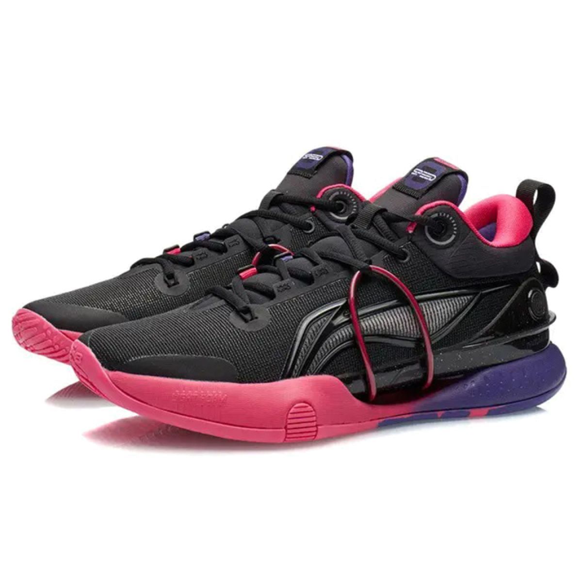 Мужские кроссовки LiNing Speed 8 Black/Pink/Purple
