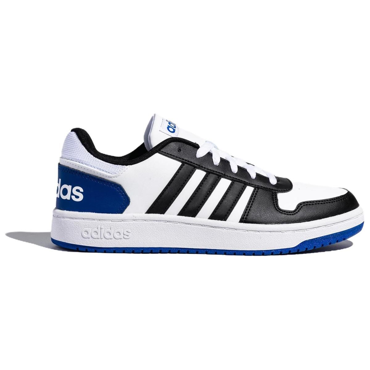 Кроссовки Adidas neo Hoops 2.0 Black/White/Royal Blue