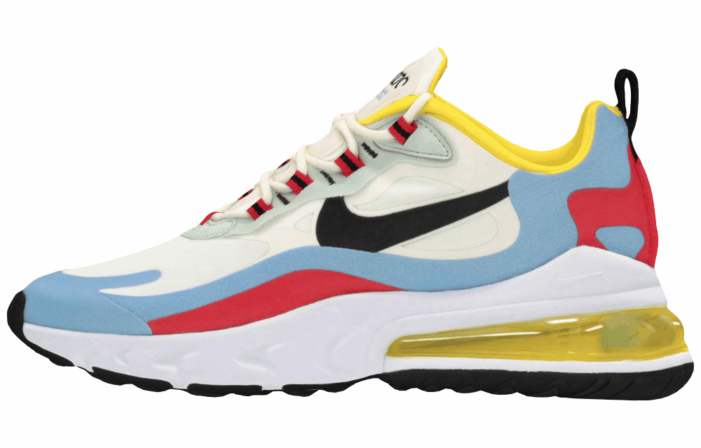 Женские кроссовки Nike Air Max 270 React Red/Yellow/Blue