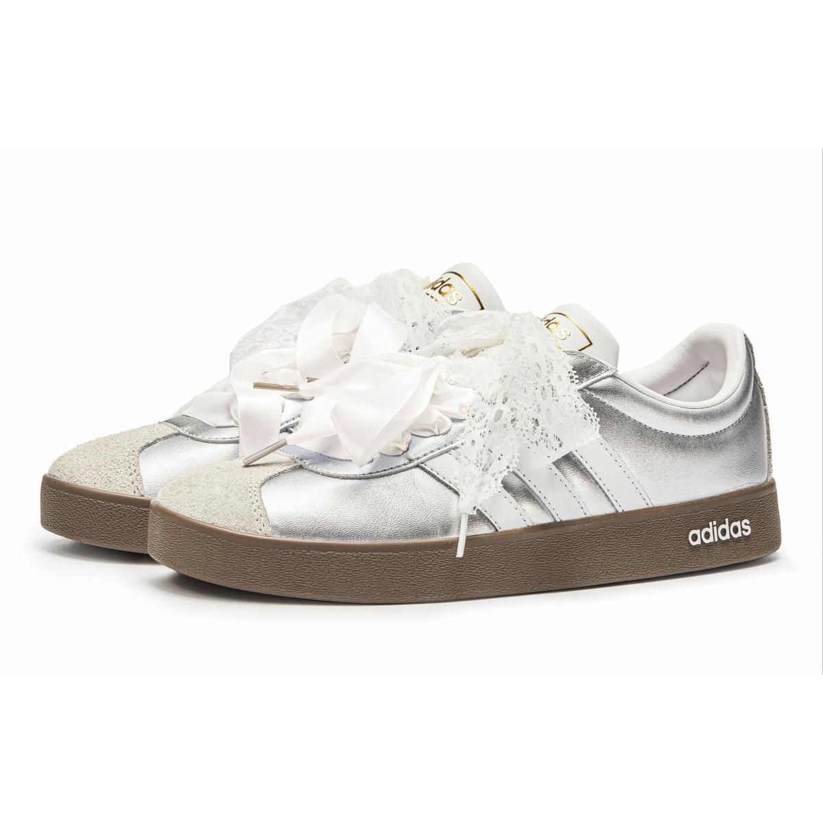 Кроссовки Adidas Originals VL Court 2.0 Silver/White