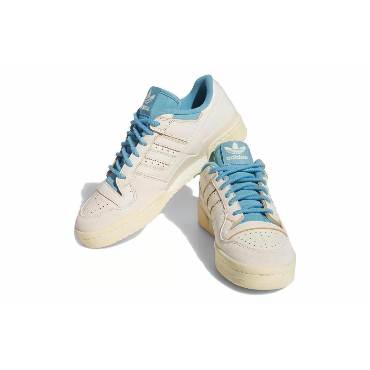 Кроссовки Adidas originals Forum 84 Low Classic White/Light Blue GS