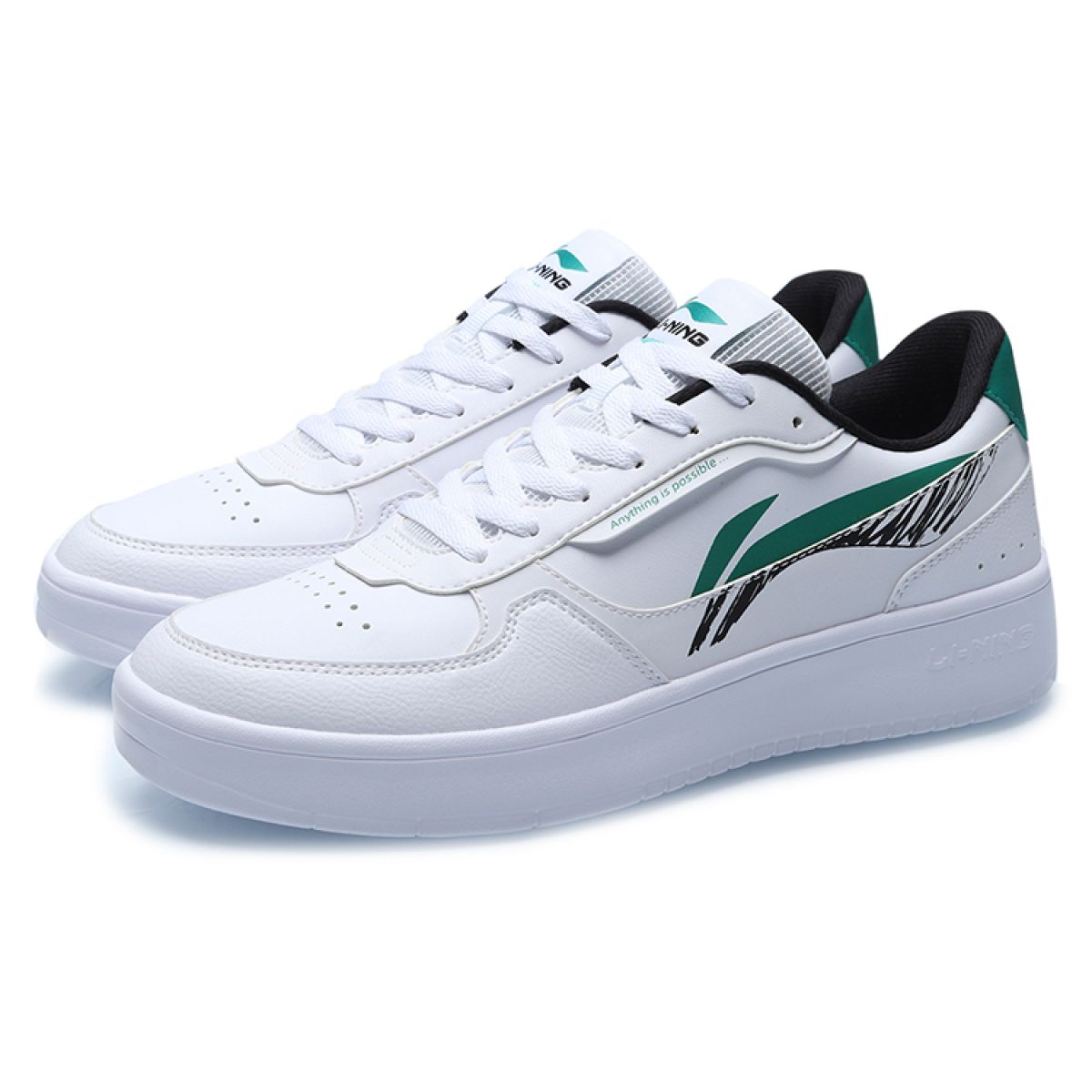Мужские кроссовки LiNing Casual And Breathable White/Green