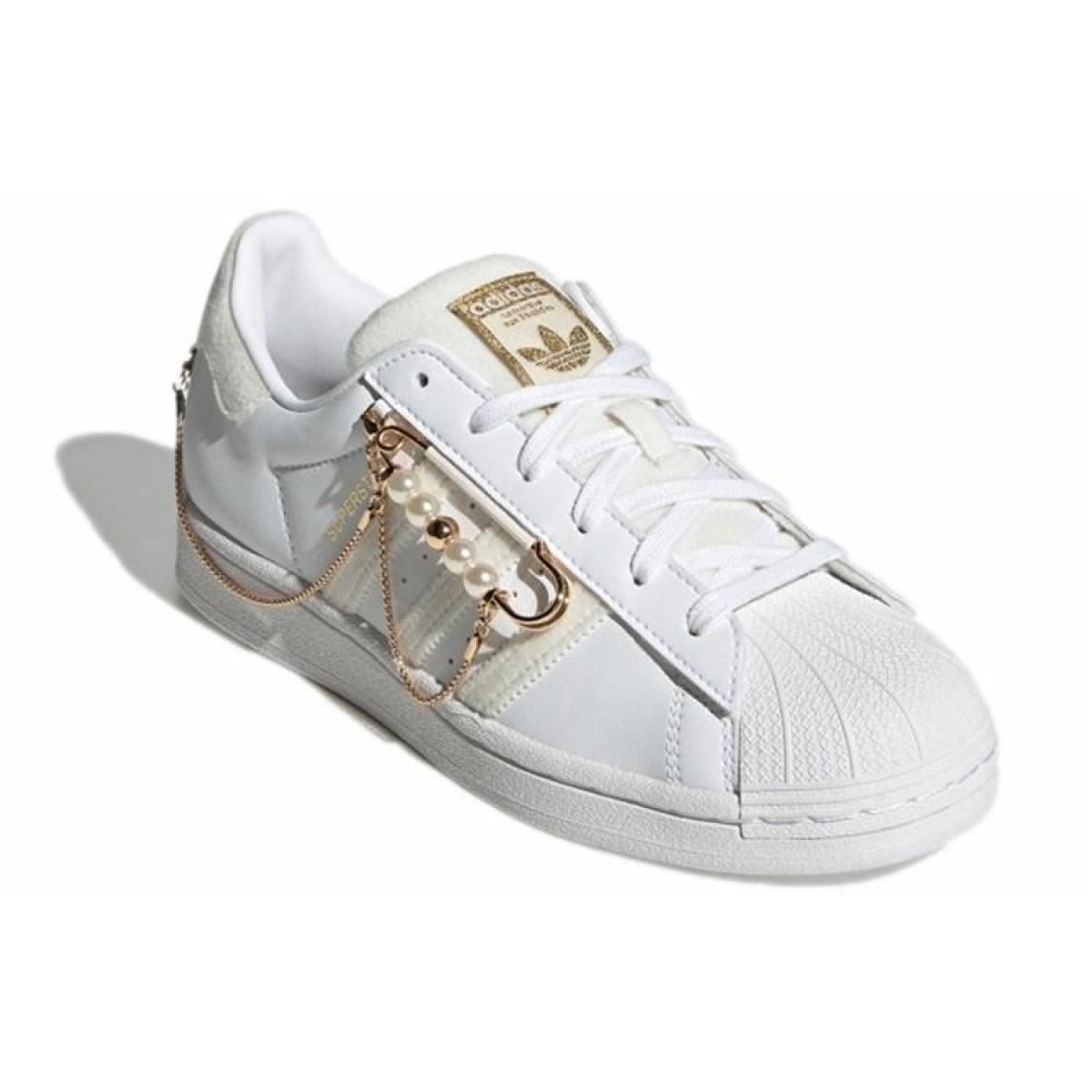 Женские кроссовки Adidas Originals Superstar Han Yu White