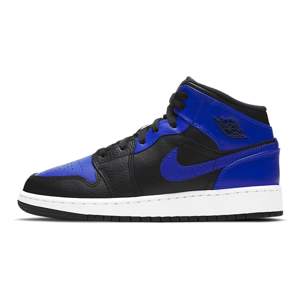 Подростковые кроссовки Air Jordan 1 Mid "Hyper Royal" GS