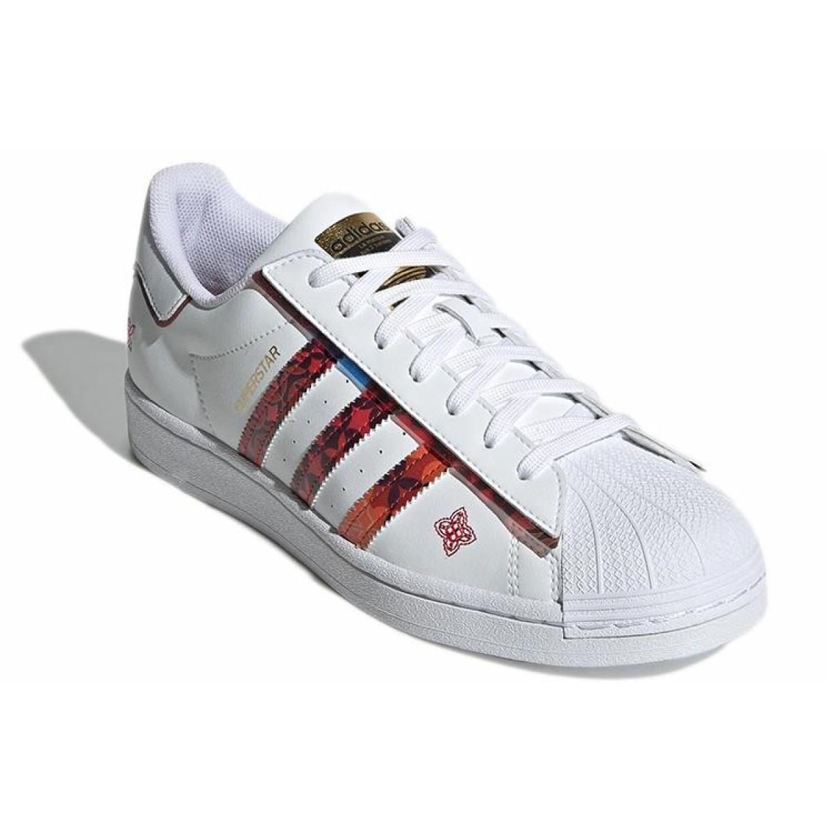 Кроссовки Adidas originals Superstar White/Red