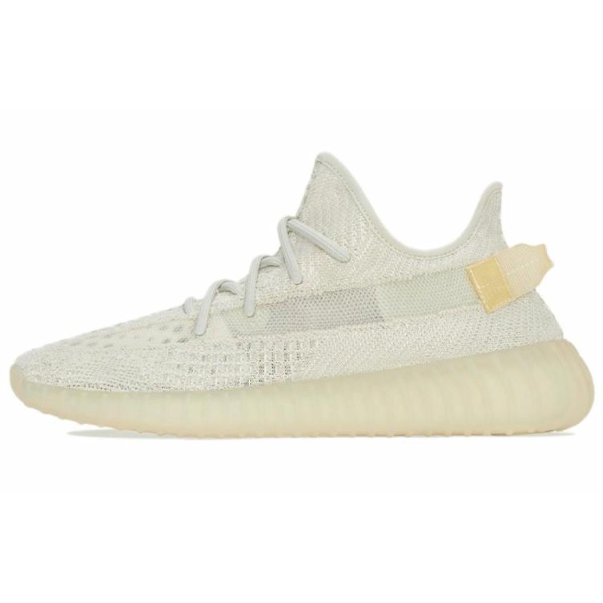 Кроссовки Adidas Yeezy Boost 350 V2 'Light' White/Light Yellow