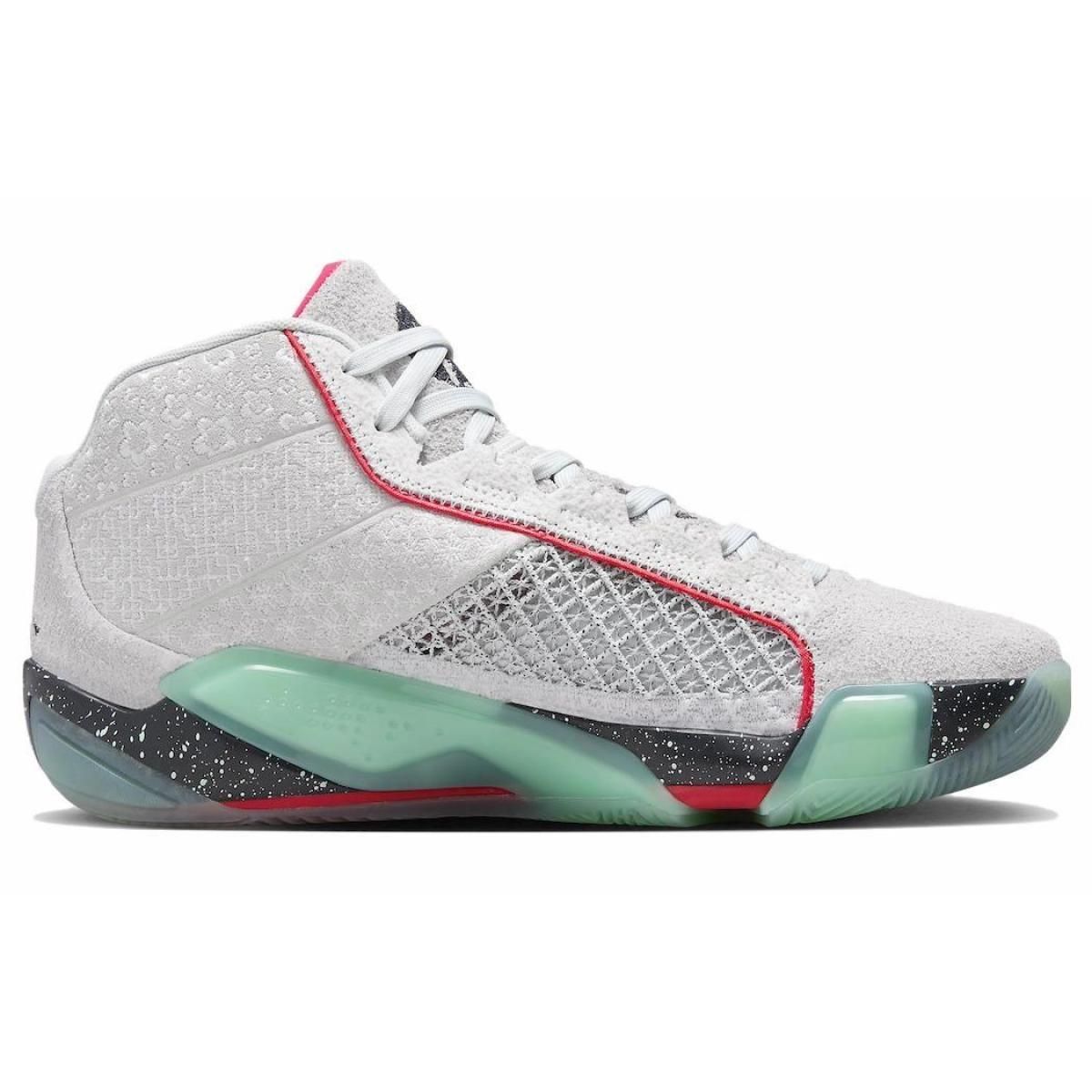 Мужские кроссовки Rui Hachimura x Air Jordan 38 PF Silver/Green