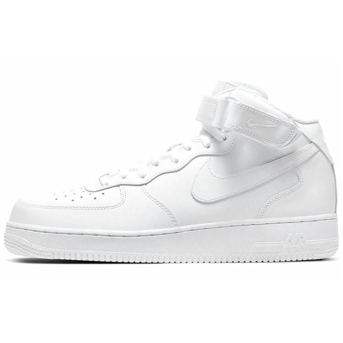 Мужские кроссовки Nike Air Force 1 '07 Mid White