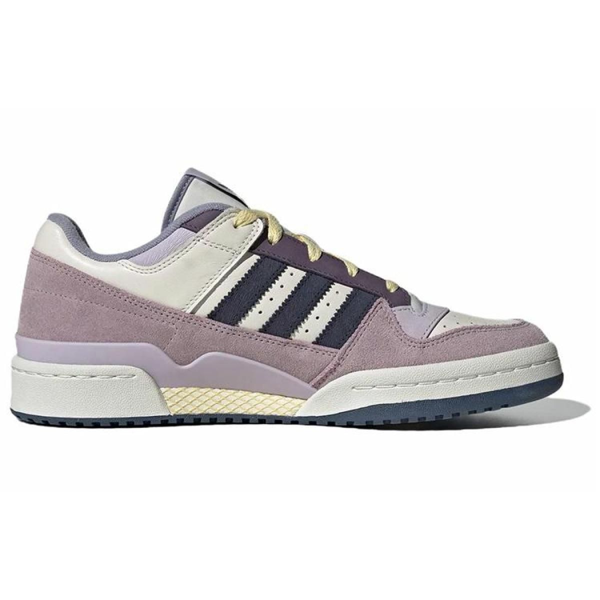 Женские кроссовки Adidas Originals Forum Low CL White/Purple