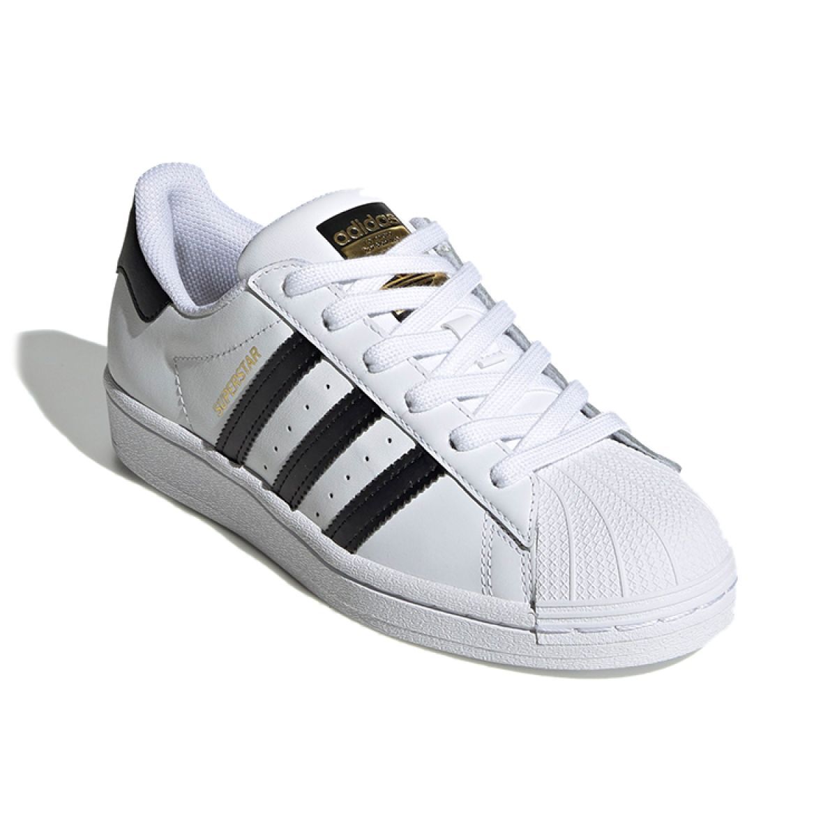 Подростковые кроссовки Adidas originals Superstar White/Black GS
