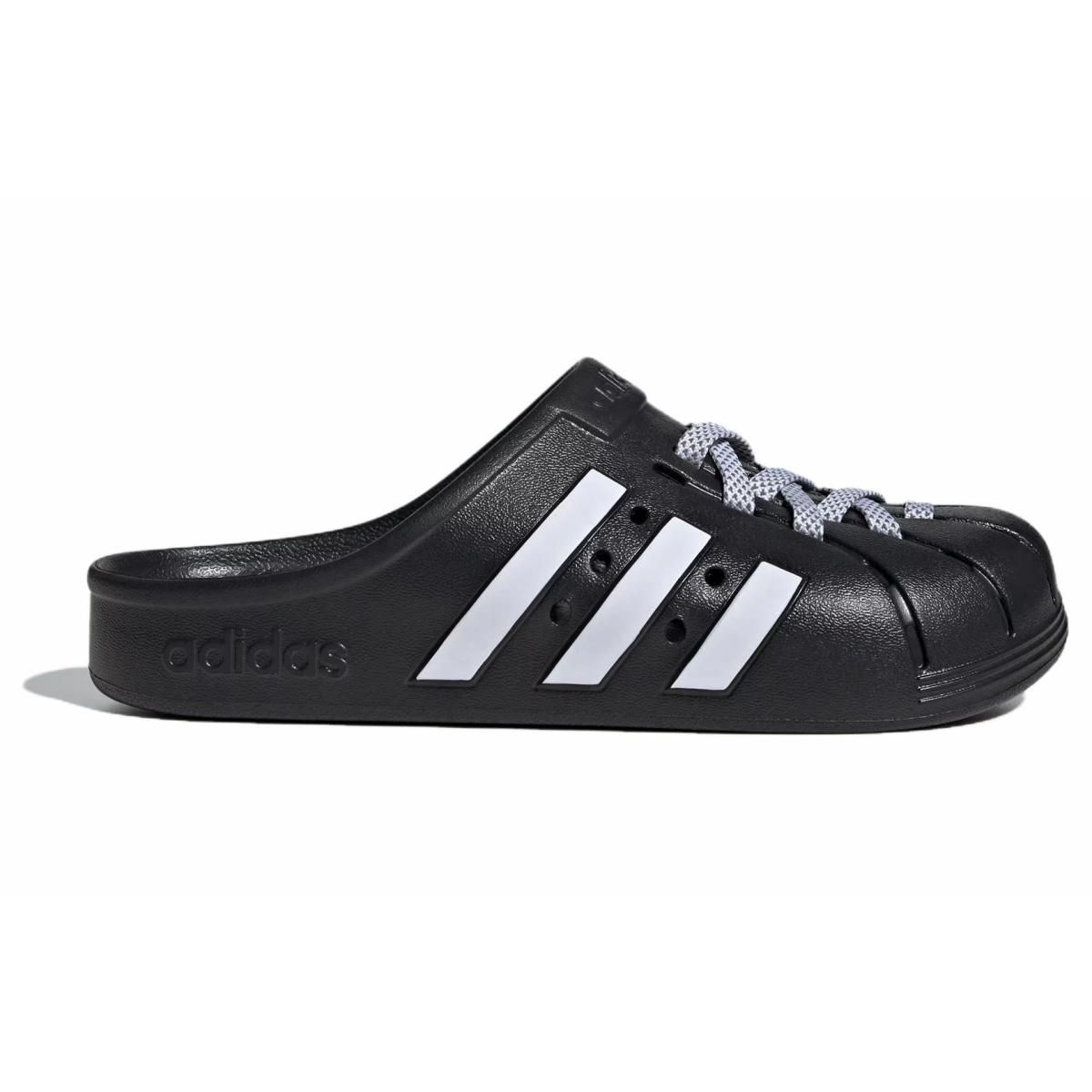 Кроссовки Adidas originals ADILETTE CLOGS Black/White