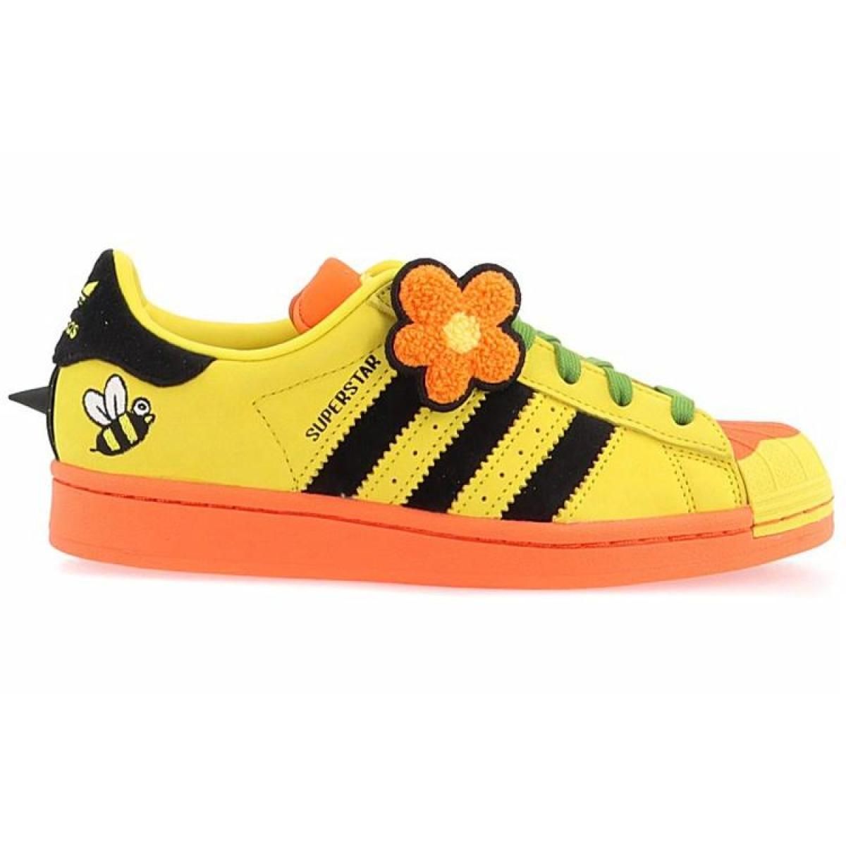 Кроссовки Adidas Originals Superstar Babo Black/Yellow/Orange