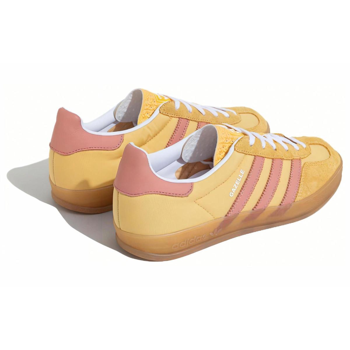 Женские кроссовки Adidas Originals Gazelle Yellow/Pink