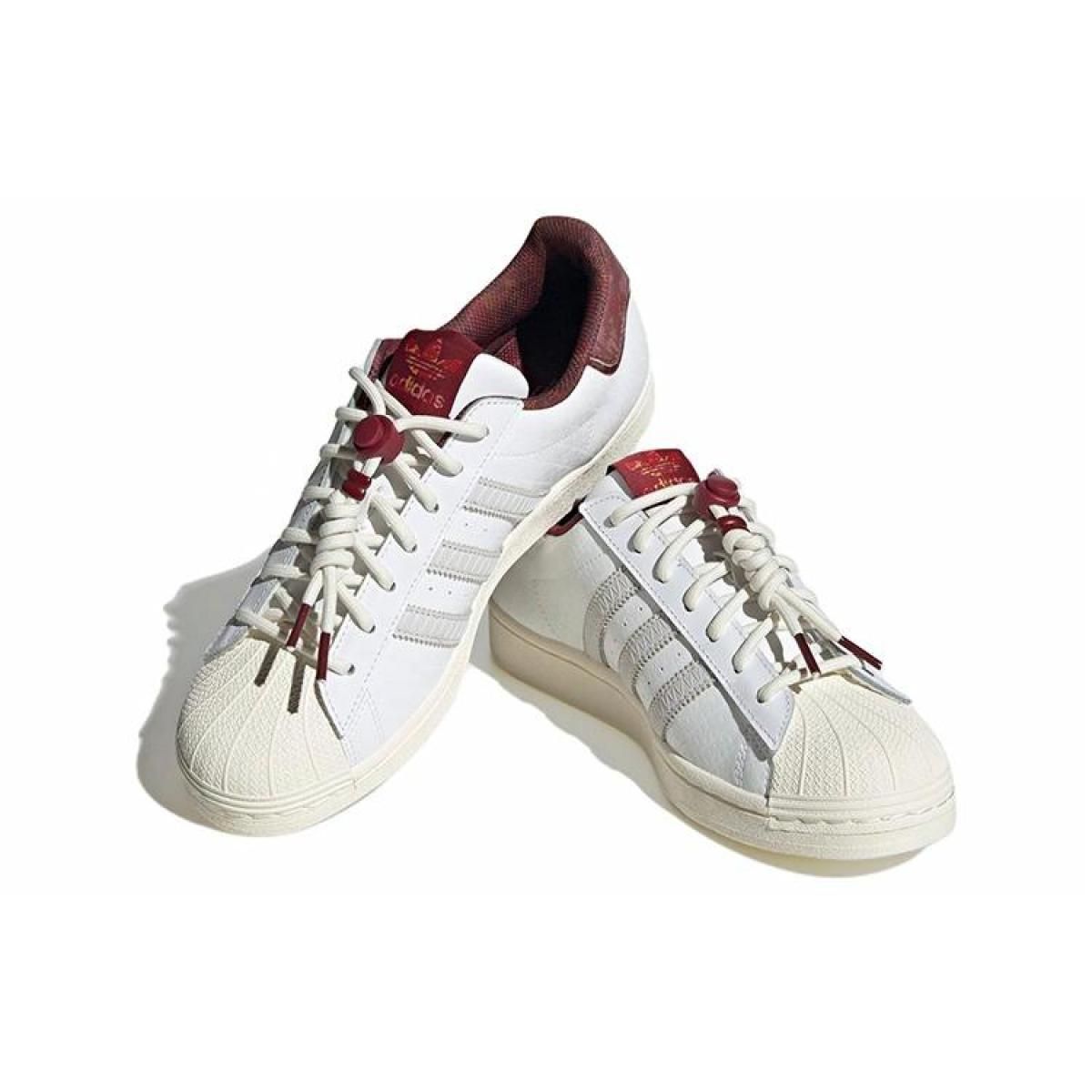 Кроссовки Adidas Originals Superstar 2023 CNY Grey/Red