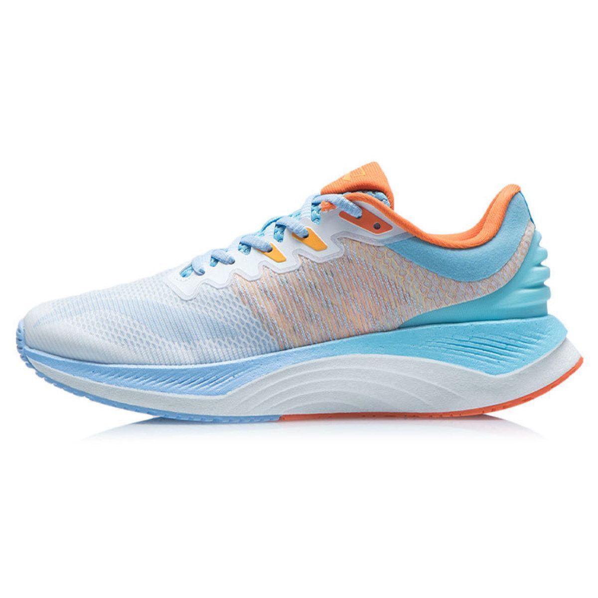 Мужские кроссовки LiNing YueYing Standard White/Carrot Orange/Xinjiang Blue