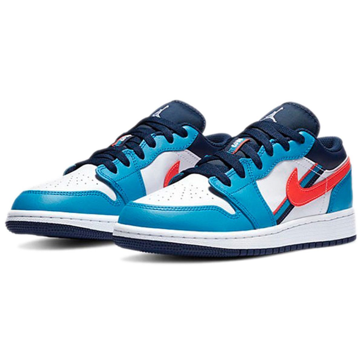 Подростковые кроссовки Air Jordan 1 Low Game Time Blue GS