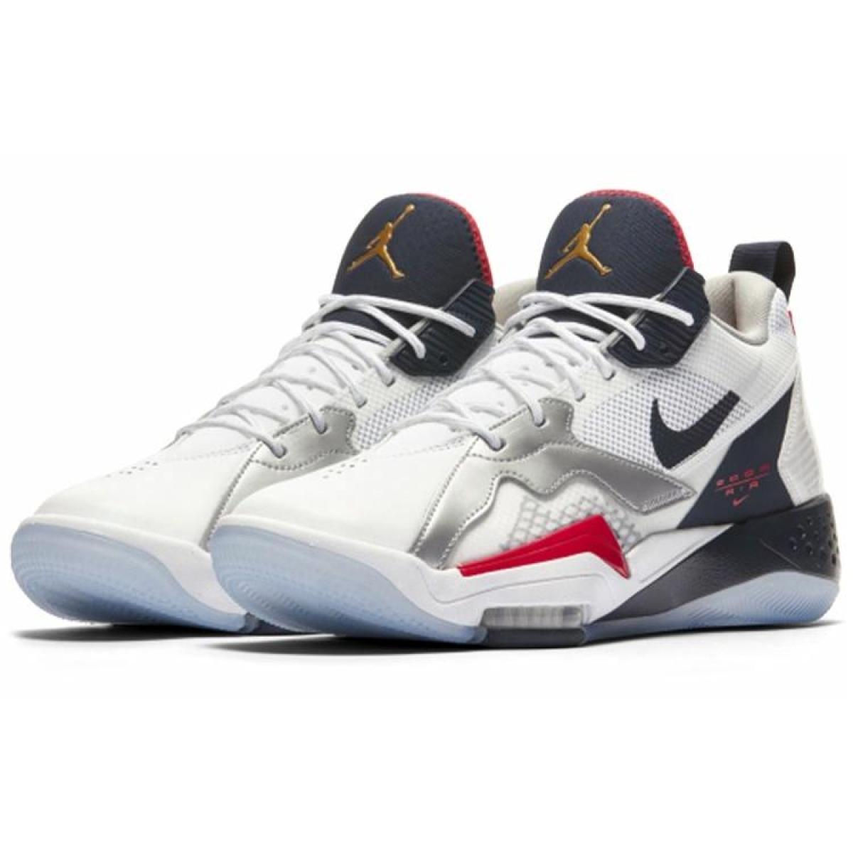 Мужские кроссовки Air Jordan Zoom 92 White/Black/Silver