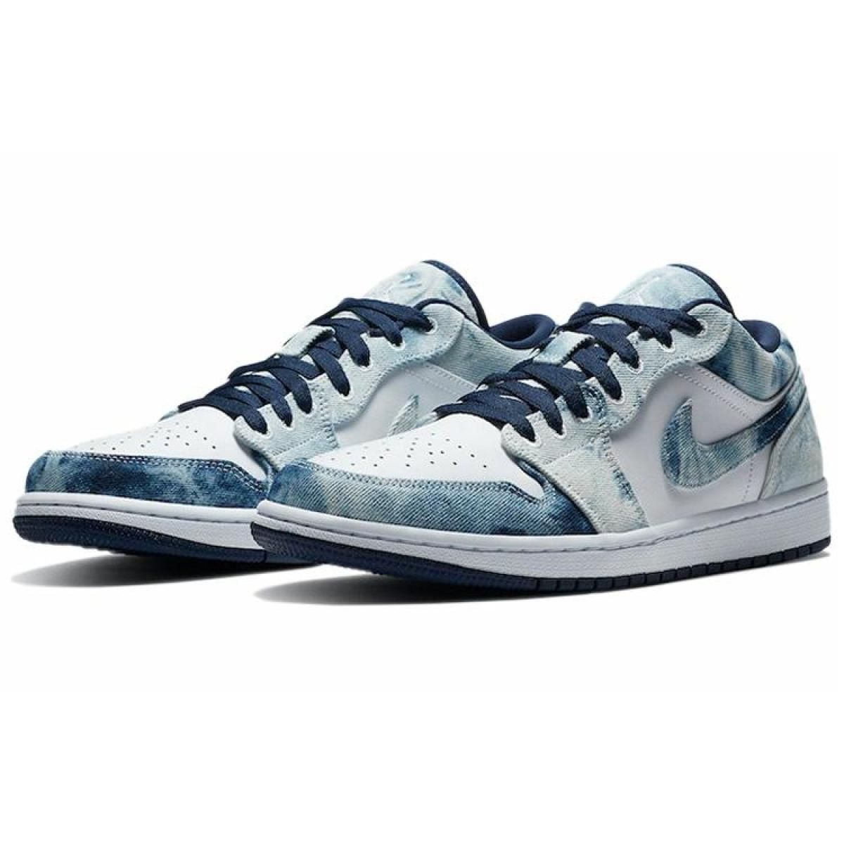 Мужские кроссовки Air Jordan 1 Low SE  Washed Denim