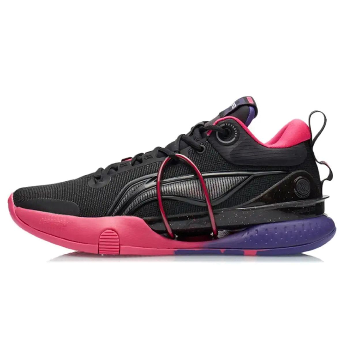 Мужские кроссовки LiNing Speed 8 Black/Pink/Purple