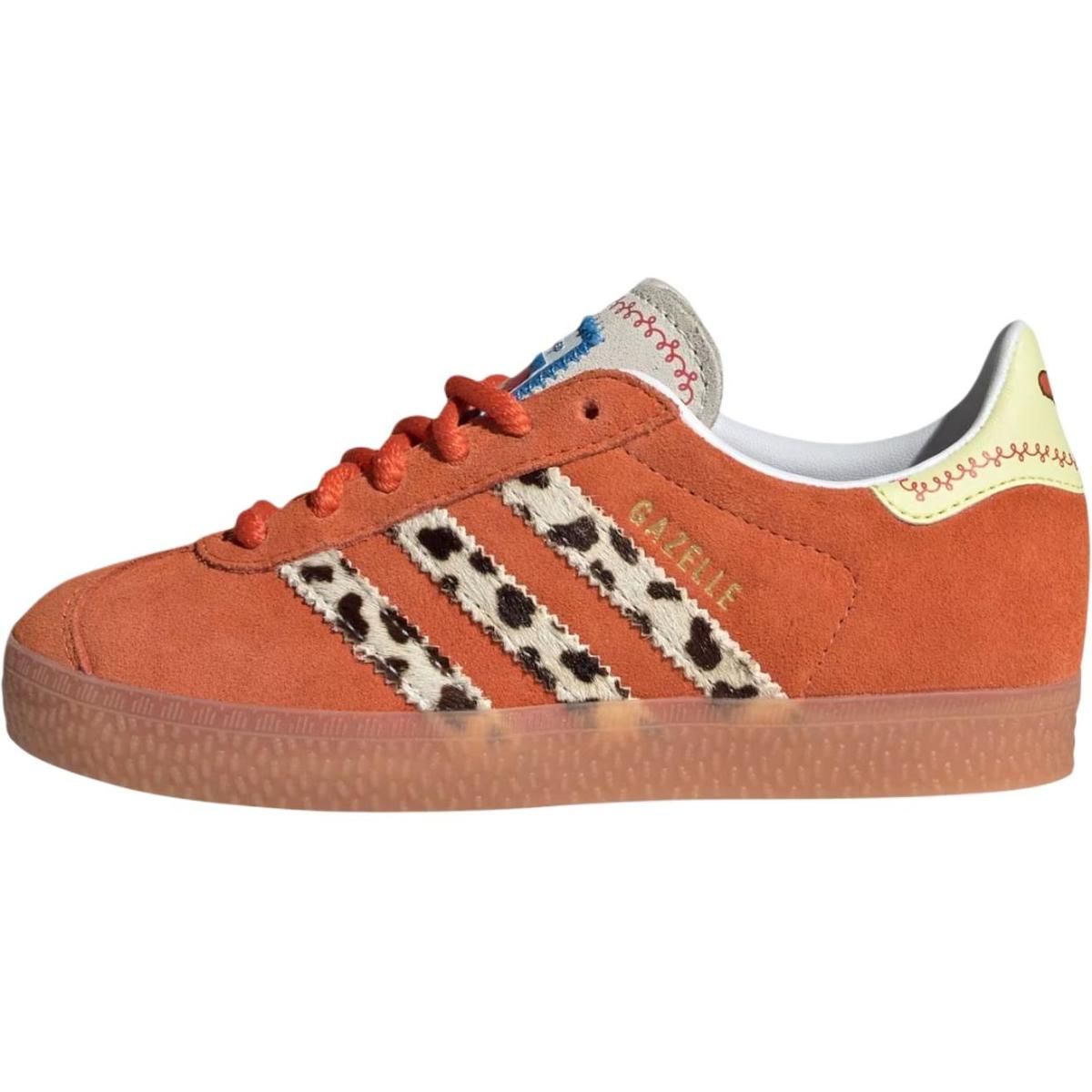 Подростковые кроссовки Adidas Originals Gazelle Jessie Orange GS