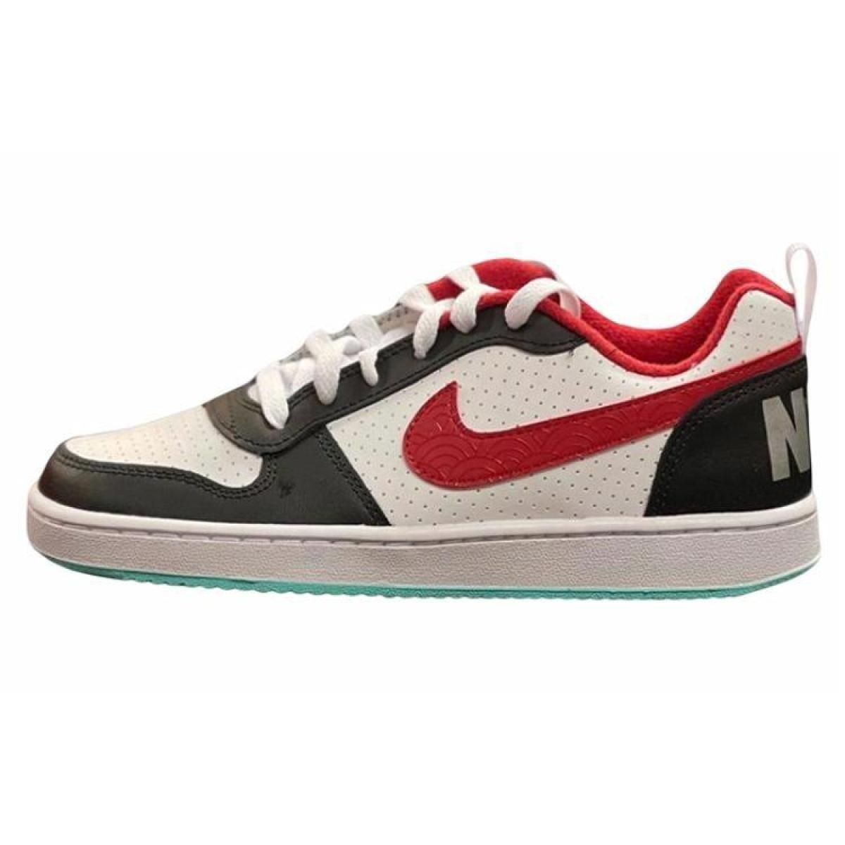 Женские кроссовки Nike Court Borough Series Low White/Red/Black