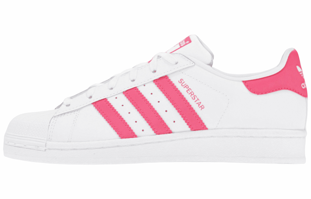 Подростковые кроссовки Adidas Originals Superstar White/Pink