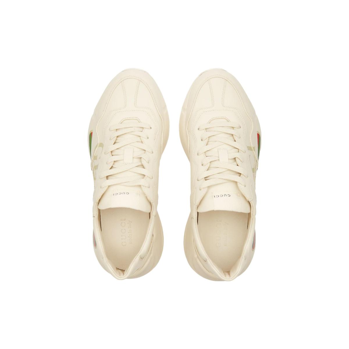 Мужские кроссовки Gucci Rhyton Ivory