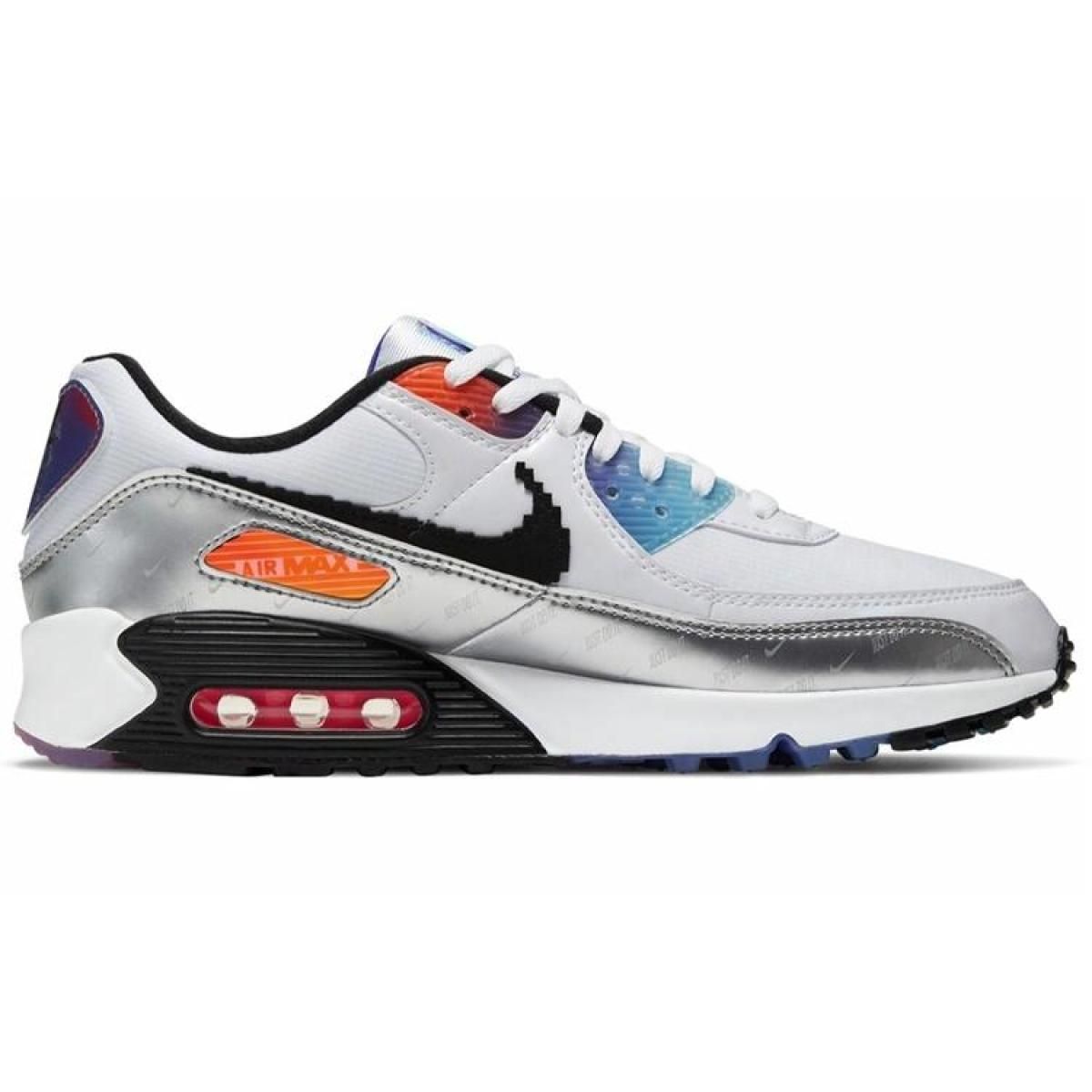 Мужские кроссовки Nike Air Max 90 Good Game White/Blue/Red