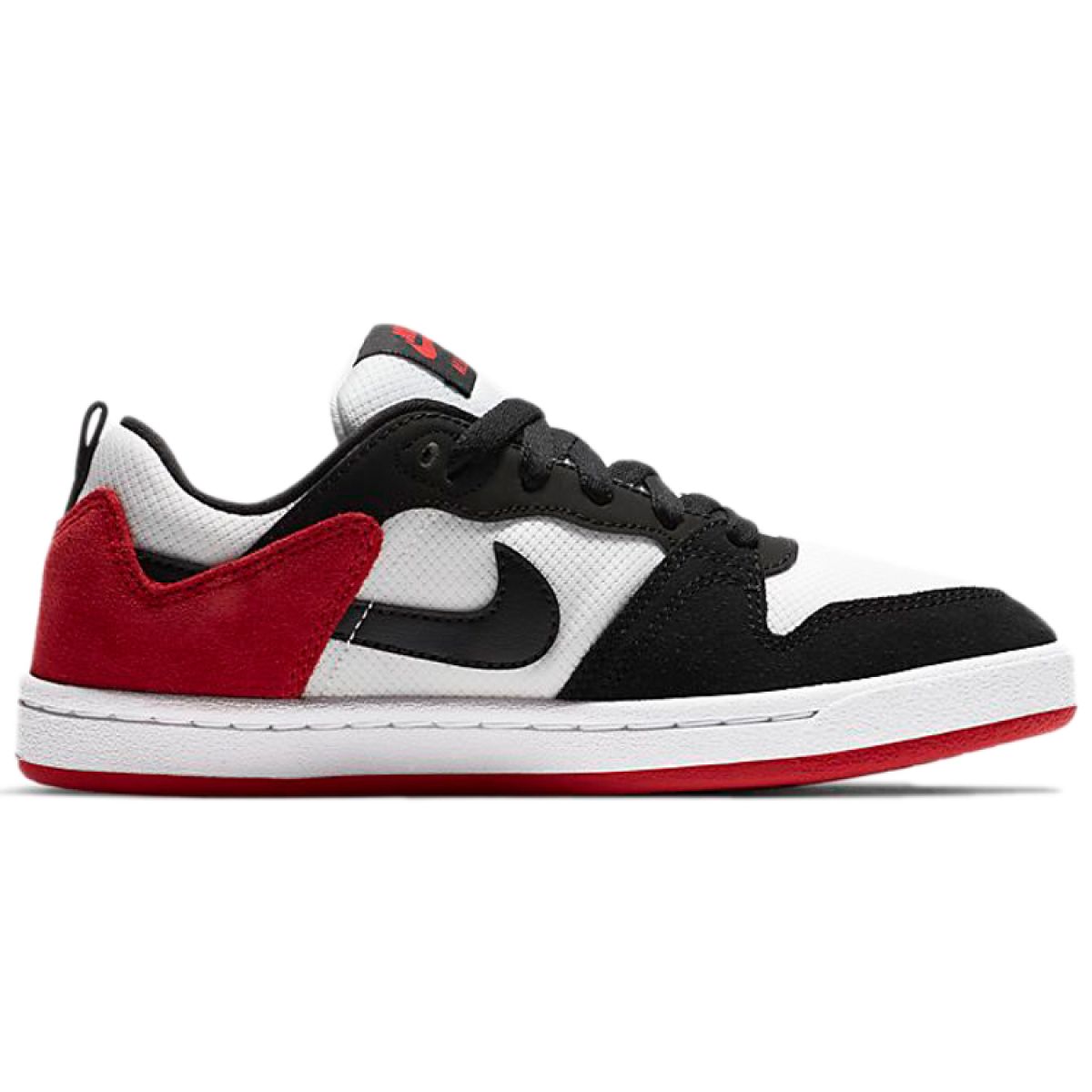 Подростковые кроссовки Nike SB Alleyoop Black/White/Red GS