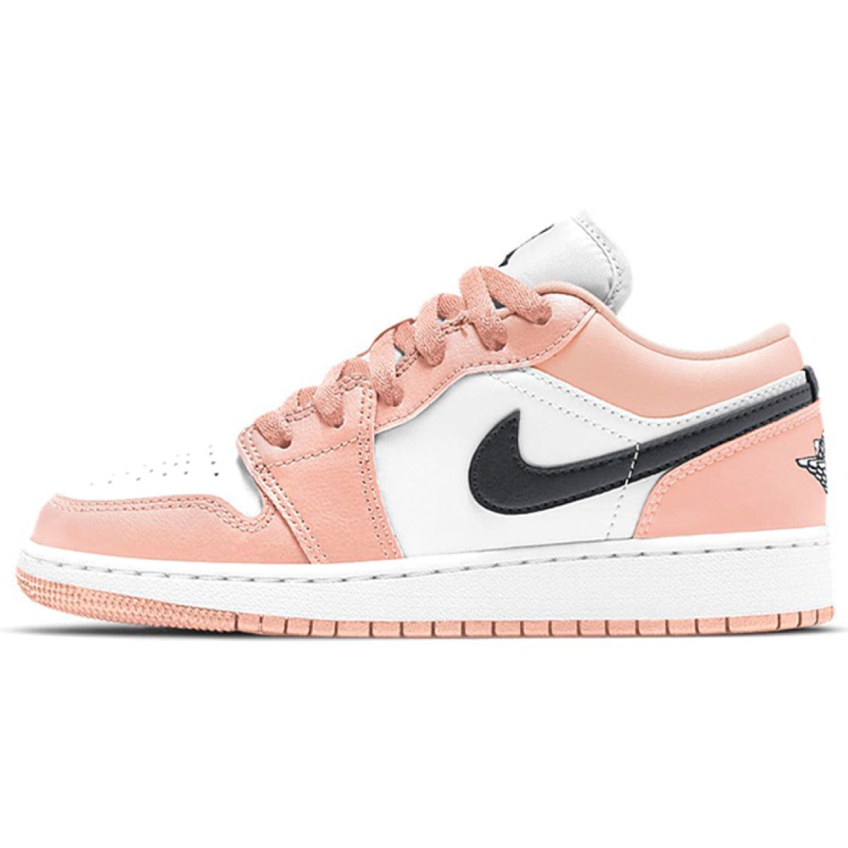 Подростковые кроссовки Air Jordan 1 Low Light Arctic Pink
