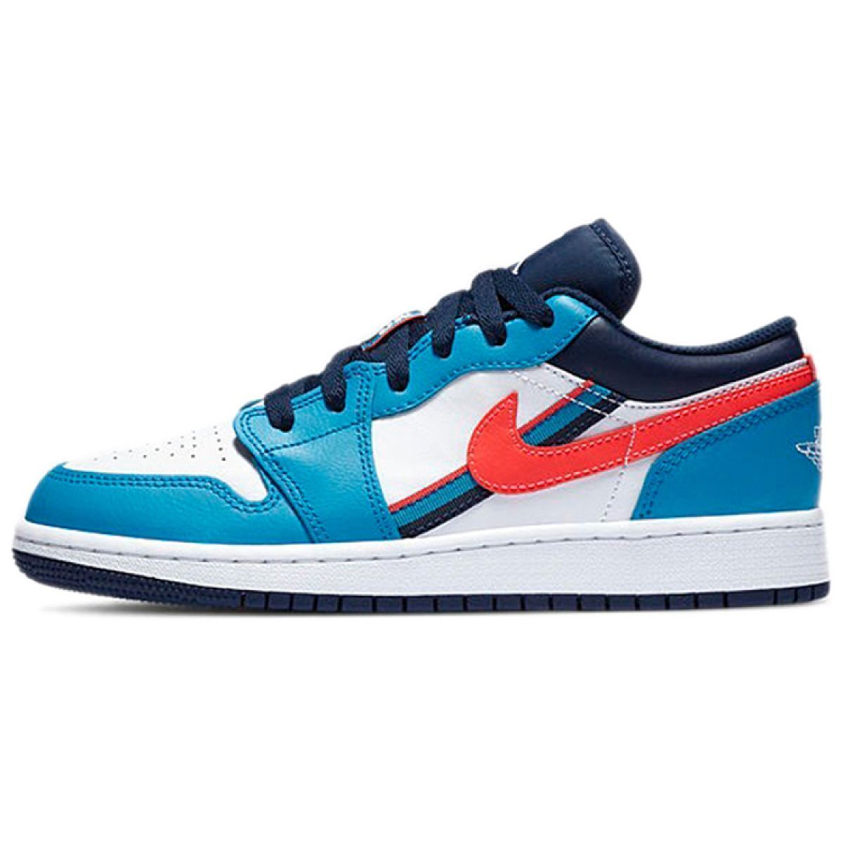 Подростковые кроссовки Air Jordan 1 Low Game Time Blue GS