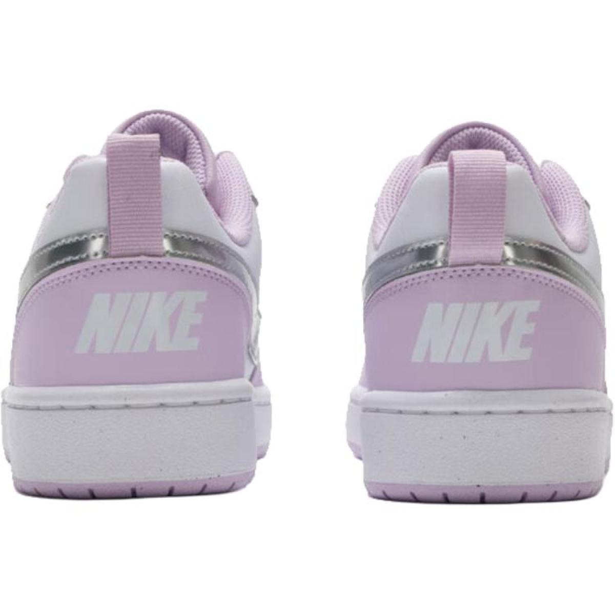 Подростковые кроссовки Nike Court Borough Purple/White GS
