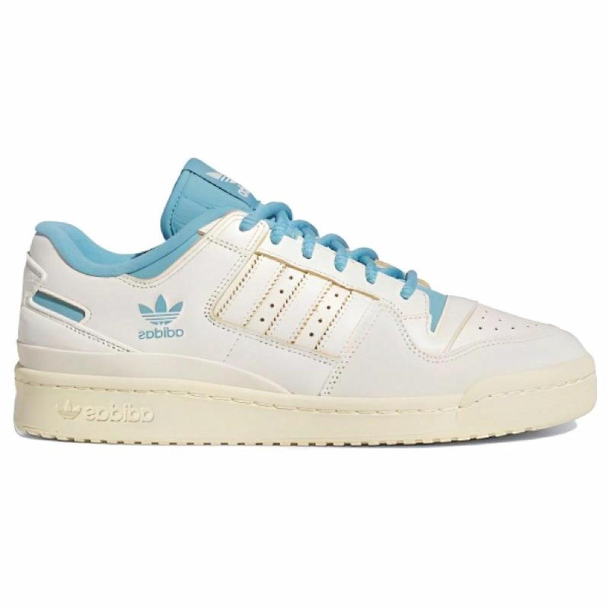 Кроссовки Adidas originals Forum 84 Low Classic White/Light Blue GS