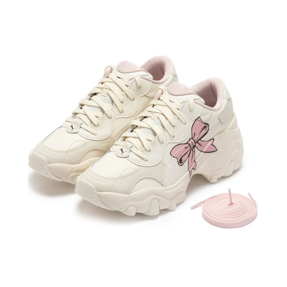 Женские кроссовки Puma Pulsar Wedge White/Pink
