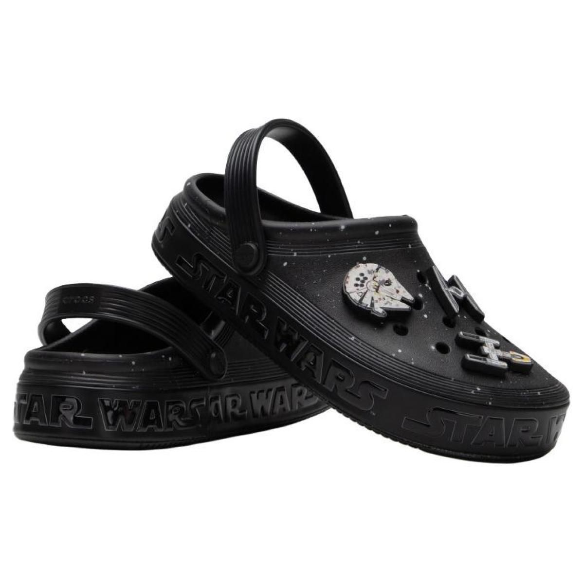 Сабо Star Wars x Crocs Off Court Clog 3 сm Black