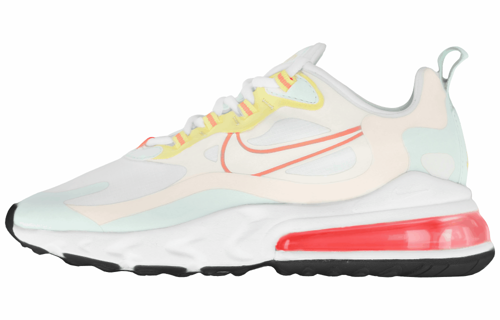 Женские кроссовки Nike Air Max 270 White/Yellow/Pink