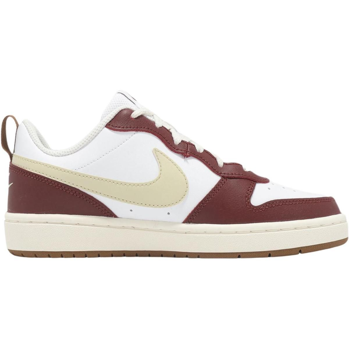 Подростковые кроссовки Nike Court Borough Low2 White/Red GS