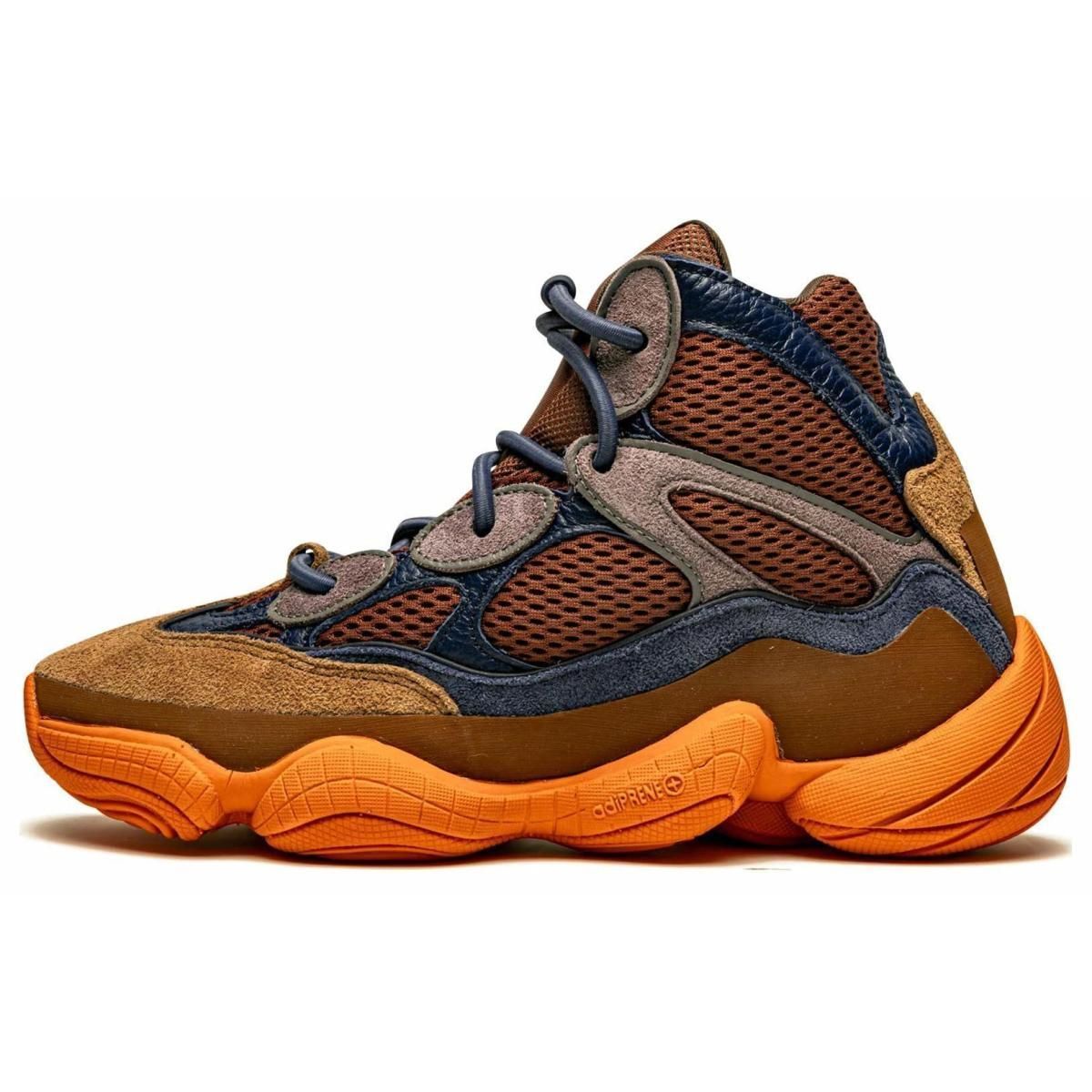 Кроссовки Adidas Originals Yeezy 500 High Brown/Blue/Orange