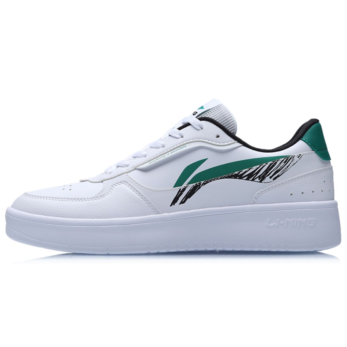 Мужские кроссовки LiNing Casual And Breathable White/Green
