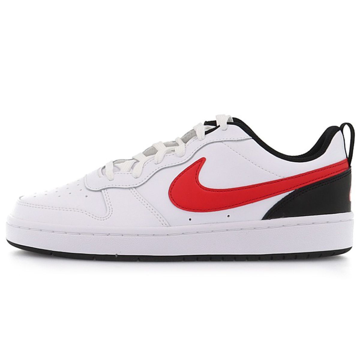 Подростковые кроссовки Nike Court Borough 2 Low White/University Red GS
