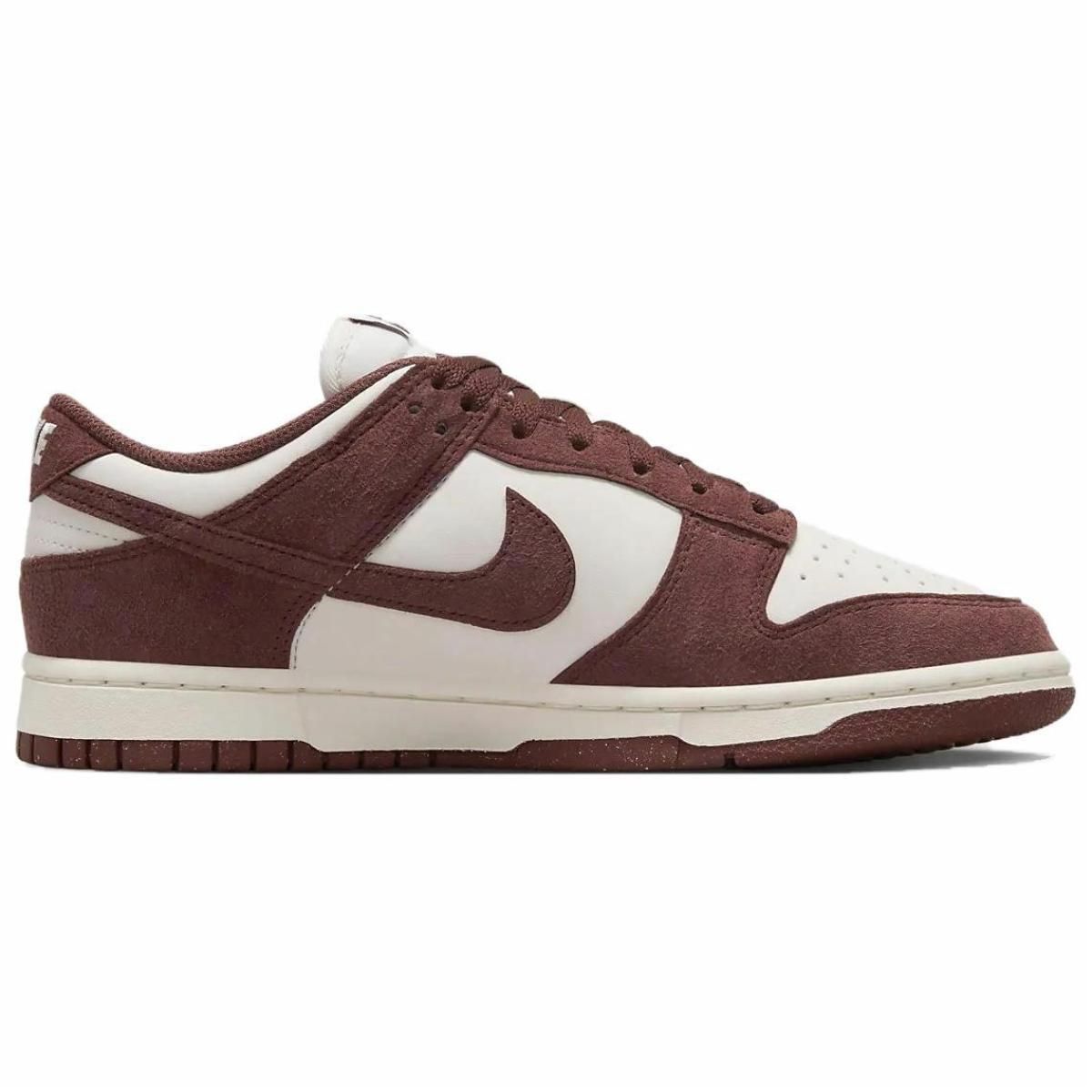 Женские кроссовки Nike Dunk Low White/Brown