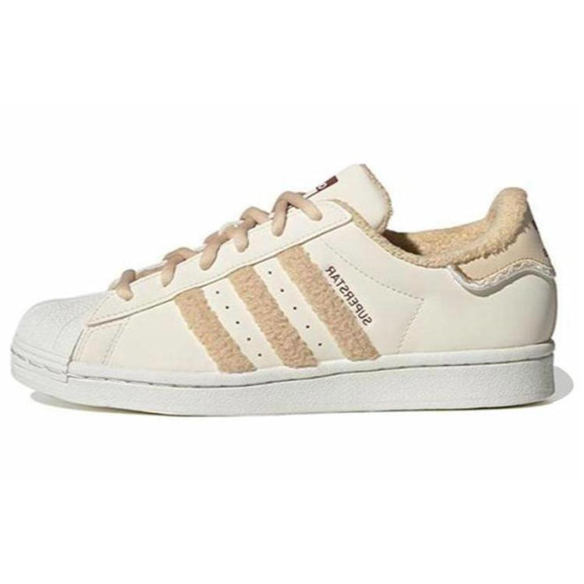 Женские кроссовки Adidas Originals SUPERSTAR Beige Brown