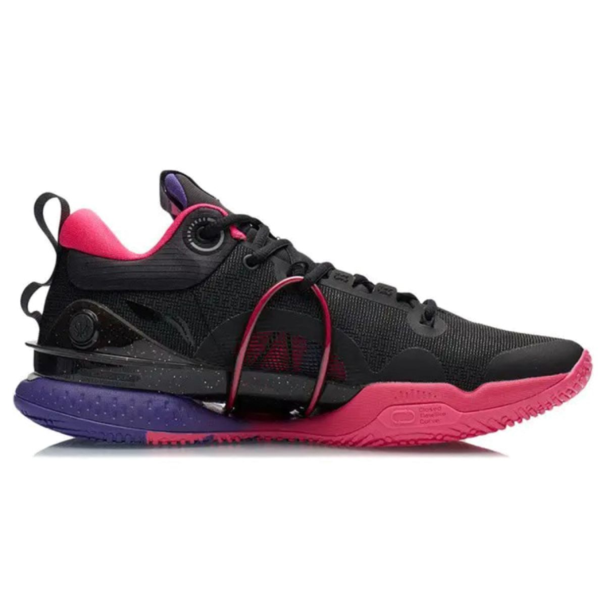 Мужские кроссовки LiNing Speed 8 Black/Pink/Purple