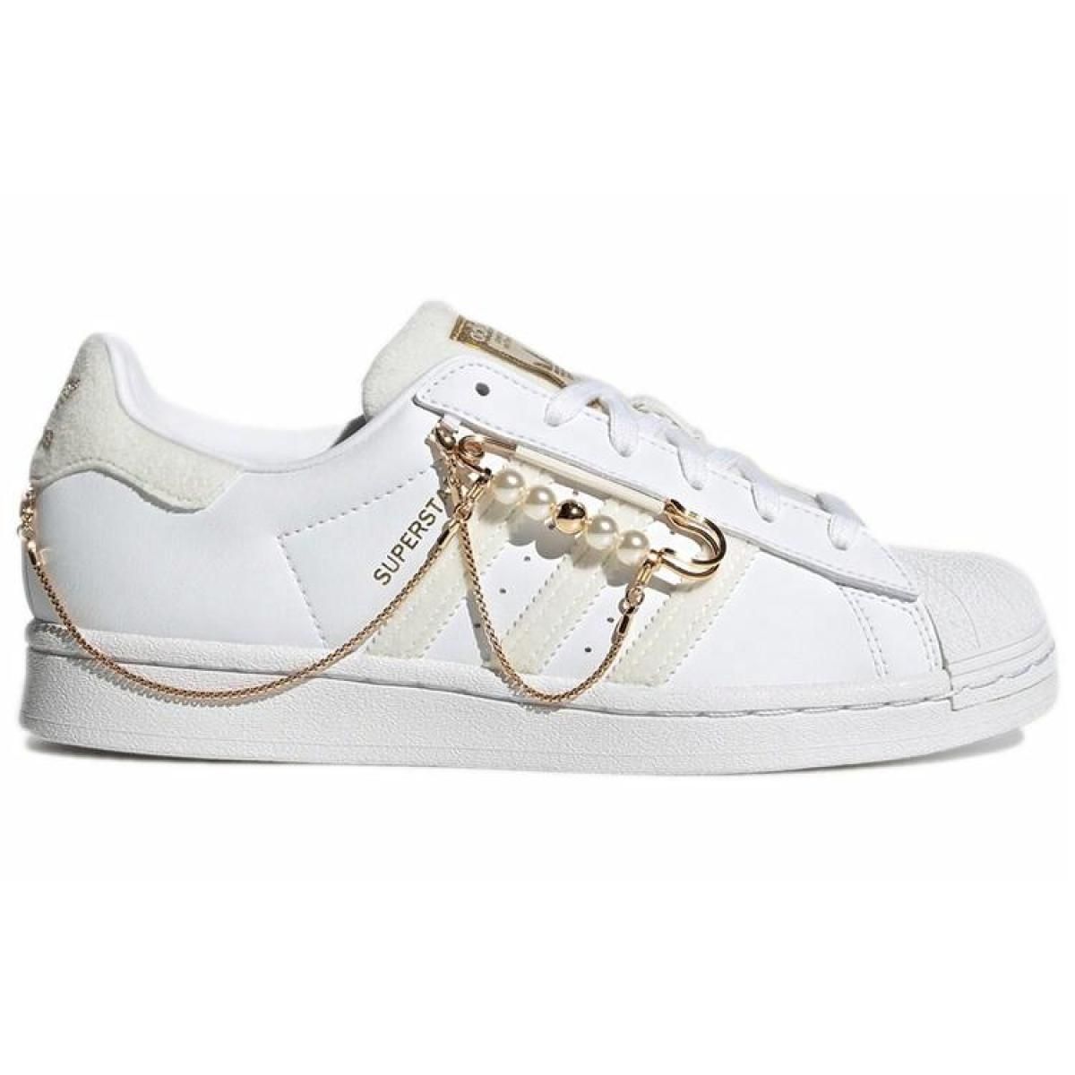 Женские кроссовки Adidas Originals Superstar Han Yu White