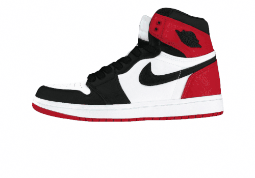 Женские кроссовки Jordan 1 Retro High Satin/Black Toe