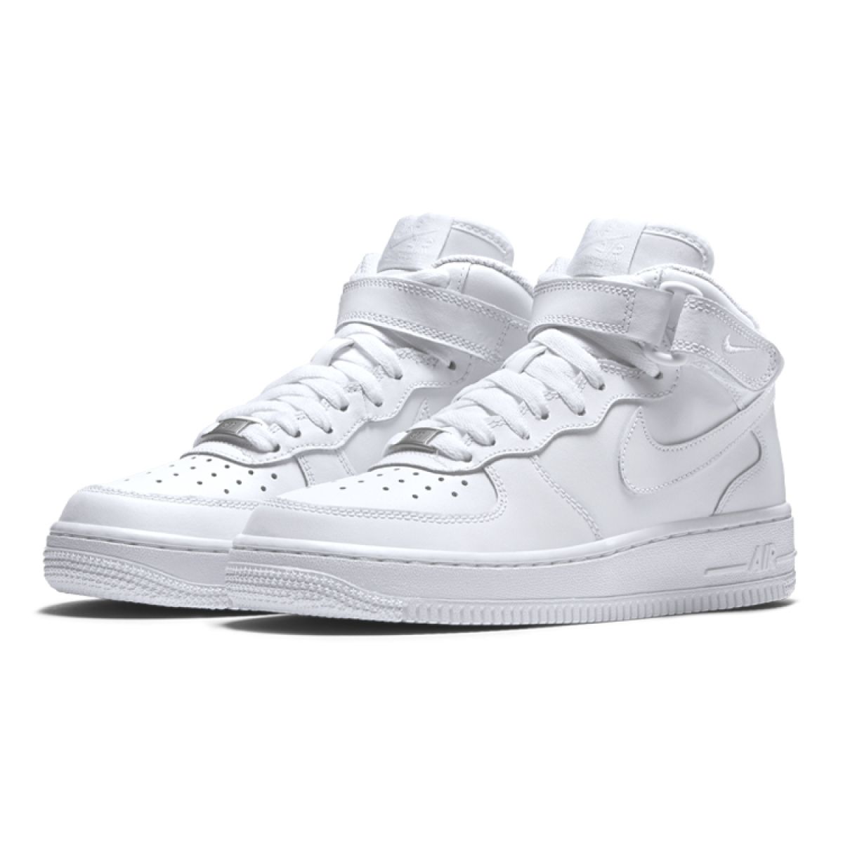 Подростковые кроссовки Nike Air Force 1 Mid White GS