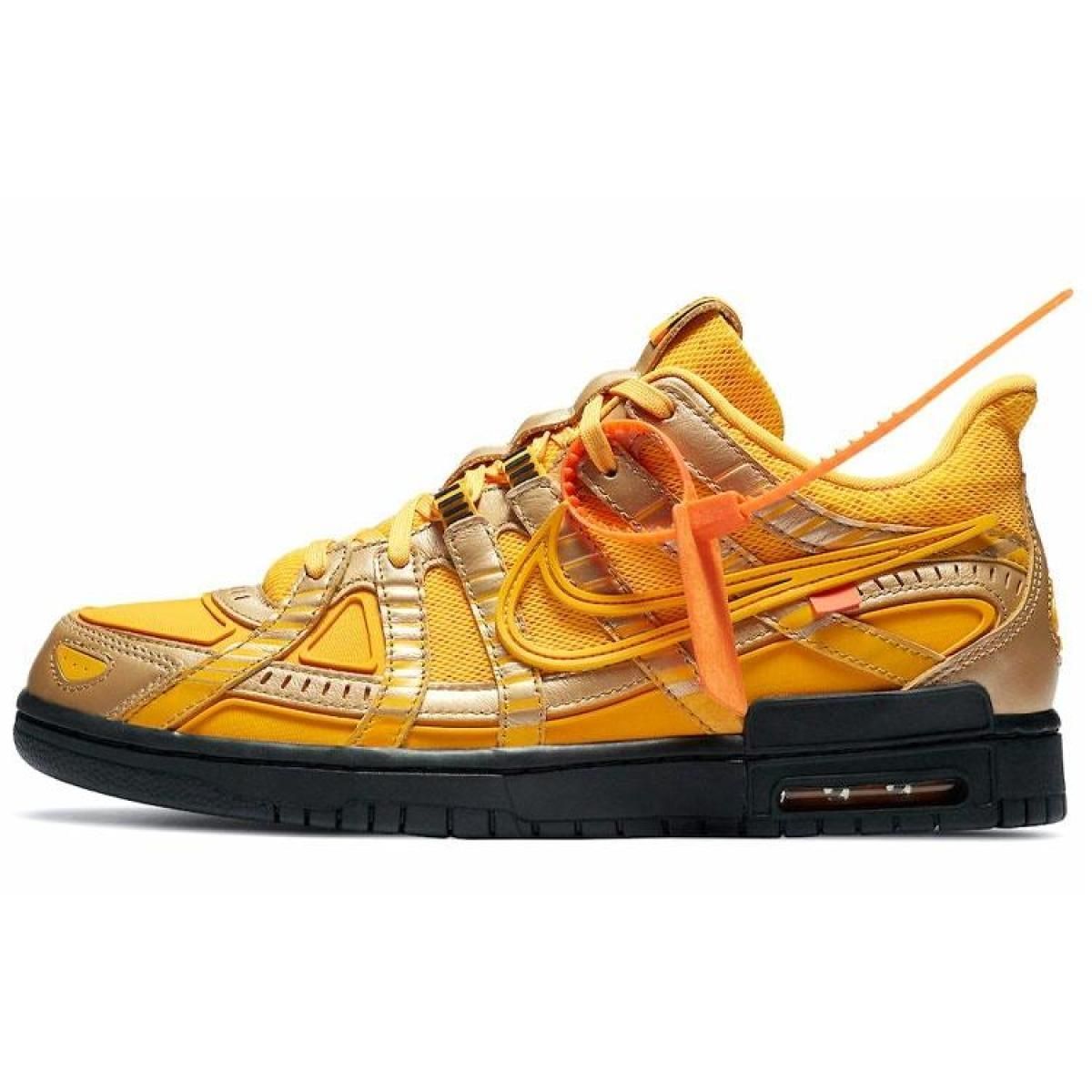 Кроссовки Off-White x Nike Dunk Low University Gold
