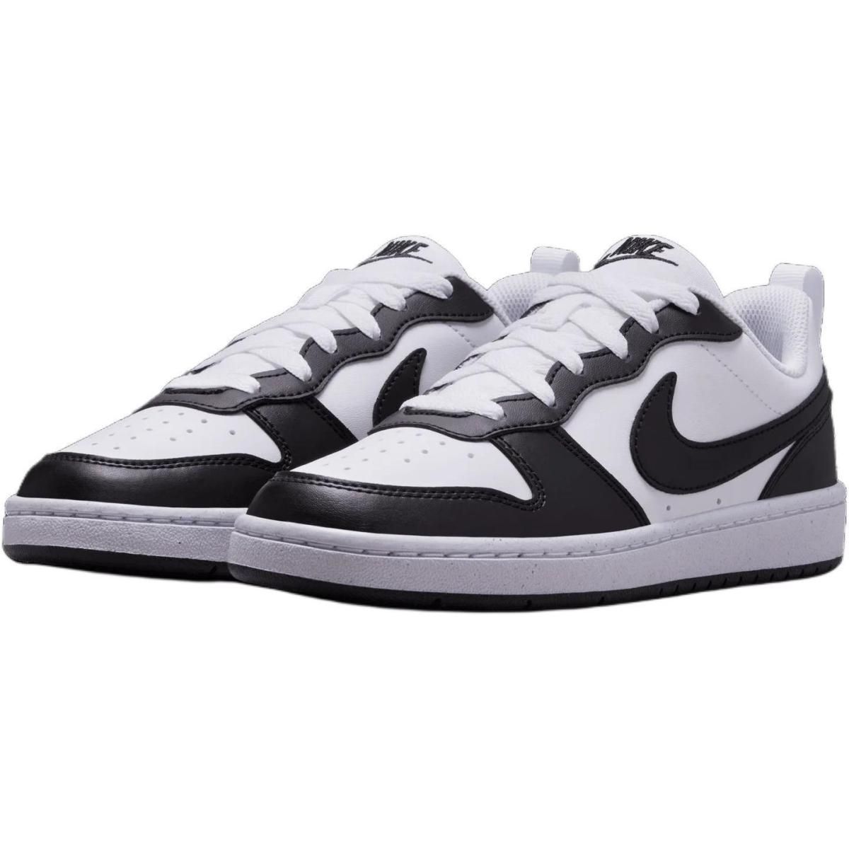 Подростковые кроссовки Nike Court Borough LOW Recraft White/Black GS