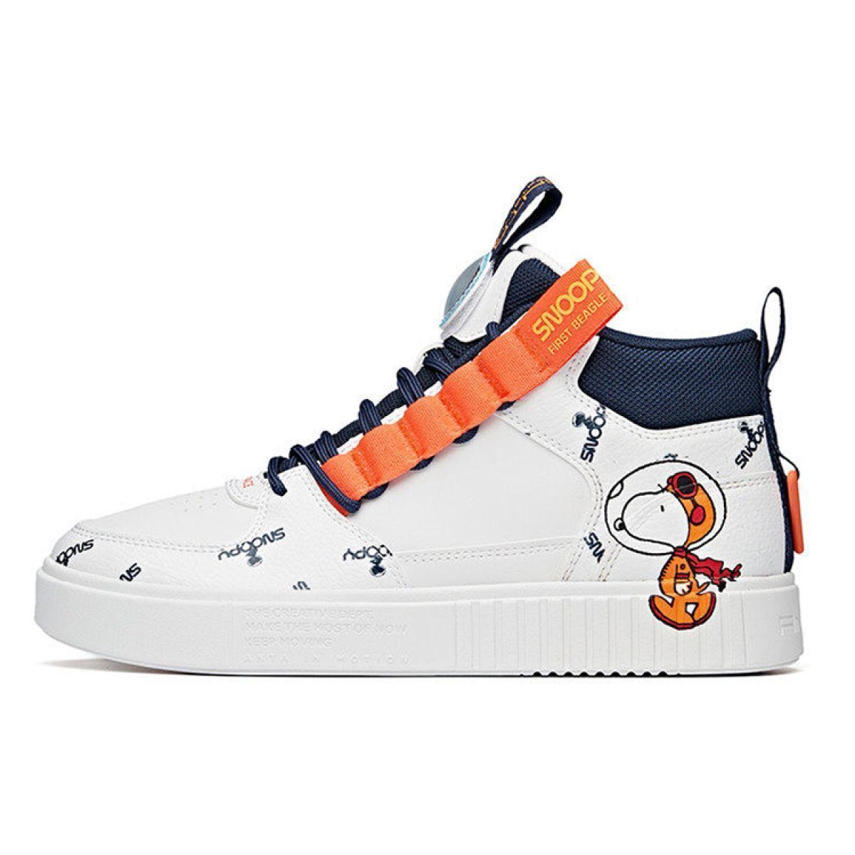 Мужские кроссовки Anta x Snoopy High White/Blue/Orange